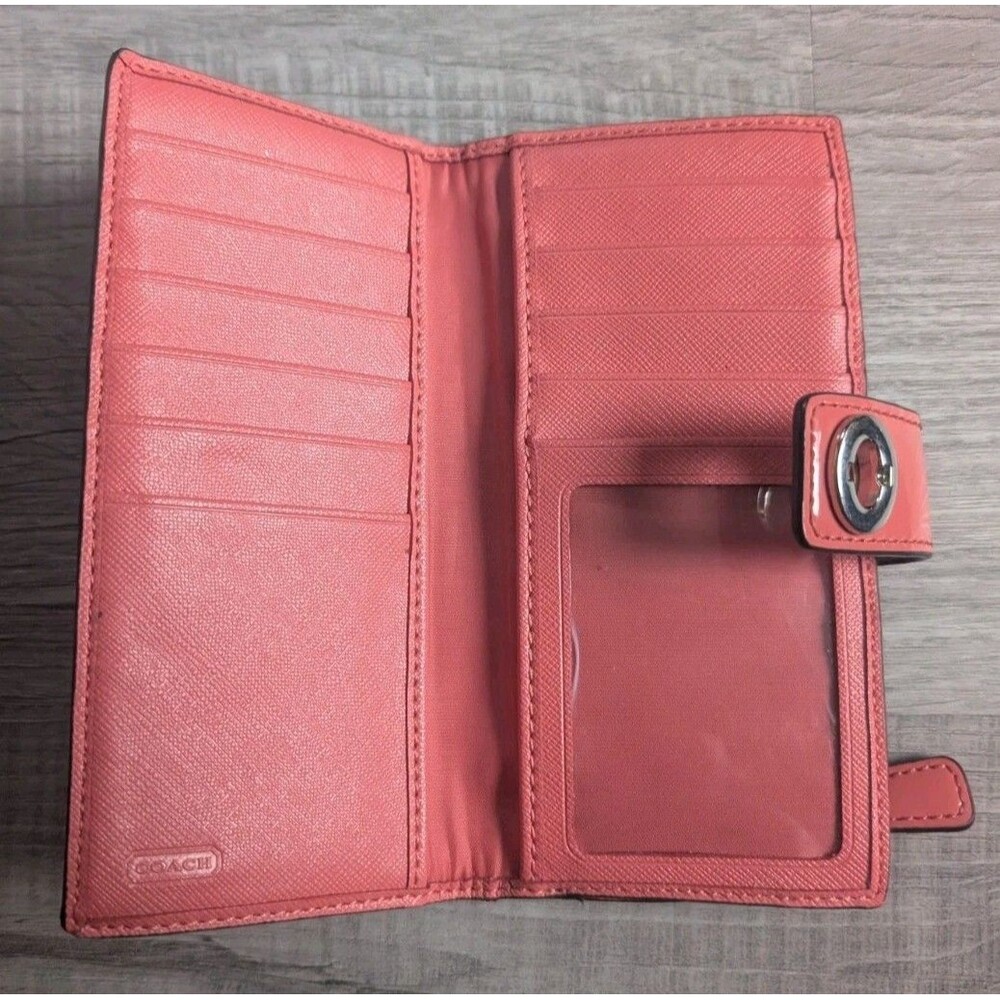 Coach Park Signature C Multi Case Turn Lock Walle… - image 4